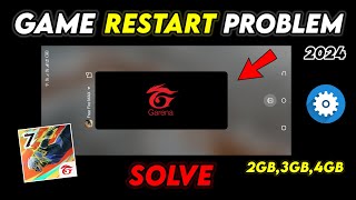 Solve Free Fire Minimize Restart Problem In 2024  2Gb 3Gb 4Gb Devices Easy Settings [upl. by Ahsatam]