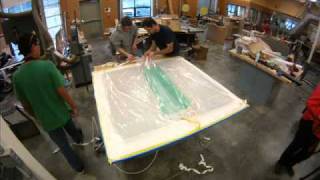 Building a Carbon Fiber Panel using infusion with the Granite Falls High School [upl. by Adnaval]