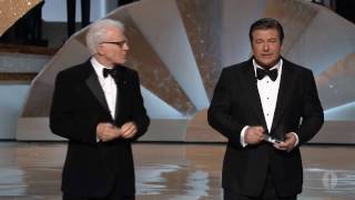 Steve Martin and Alec Baldwins Opening Monologue 2010 Oscars [upl. by Valerye]