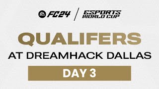 EA Sports FC 24  Qualifiers at DreamHack Dallas  Playoffs  Esports World Cup 2024 [upl. by Burgwell]