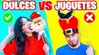 DULCES VS JUGUETES 😅 QUE ES MEJOR 😂 Sandra Cires Art ft Harold Artist [upl. by Iznyl]