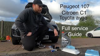 Full service Peugeot 107  C1  Aygo [upl. by Torrance]