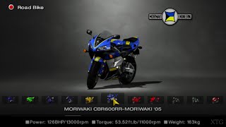 Tourist Trophy Bikes List HD PS2 Gameplay Part 2 [upl. by Fugazy981]