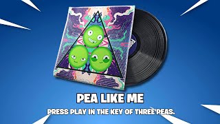 Fortnite  PEA LIKE ME Music Pack  v3000 [upl. by Lancelle]