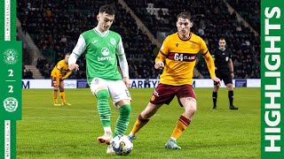 Highlights Hibernian 2 Motherwell 2  cinch Premiership [upl. by Yaker522]