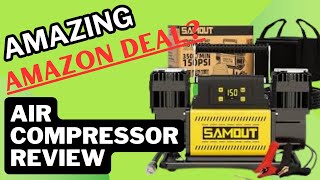 Samout Dual Air Compressor Is It Worth the Hype [upl. by Cypro]