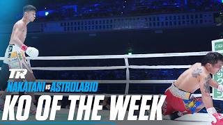 Junto Nakatani Finishes Vincent Astrolabio In One Round  KO OF THE WEEK [upl. by Euqina428]