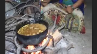 Cooking Mashroom vegetables in the VillageMy village official videos [upl. by Niels810]