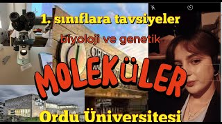 Moleküler Biyoloji ve Genetik okuyacaklara tavsiyelerII Ordu ÜniversitesiI Ordu da mbg okumak yks [upl. by Swift]