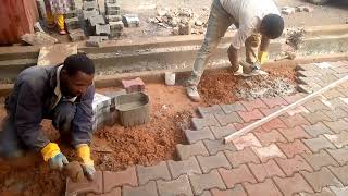 Bazolaባዞላ ንጣፍEthiopian Construction worksBrick Roads [upl. by Nolan]