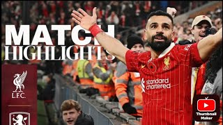 LIVERPOOL 20 ASTON VILLA HIGHLIGHT [upl. by Arul]