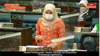 Program Skuad Waja bukan produk baharu KPWKM  Hannah Yeoh bidas Rina Harun [upl. by Anierdna]