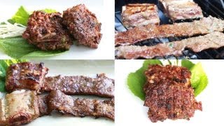 How to make Authentic Galbi Wang Galbi the King of Galbi amp its royal cousin DdukGalbi Korean BBQ [upl. by Eydie]