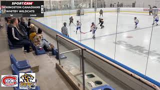 Kingston Canadians vs Whitby Wildcats Blue Loss 23 [upl. by Dyanna]