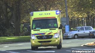 Ambulance 17139 met spoed naar EMC vanaf spoedoverplaatsing BDZ Dirksland [upl. by Ainek]