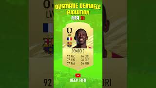 Ousmane Dembele FIFA Evolution FIFA 18  EA FC 25 shorts eafc25 fifa [upl. by Aikcin824]