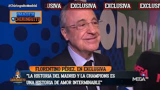 🚨 ¡Entrevista EXCLUSIVA a FLORENTINO PÉREZ en EL CHIRINGUITO [upl. by Amaryllis]