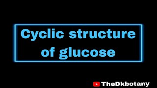 glucose structure l cyclisation of glucose l alpha amp beta glucose l anomer of glucose [upl. by Wulfe]