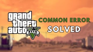 10 ERROR 1 Solution  GTA 5  Error  MRWINGS [upl. by Atolrac111]