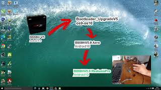 Upgrade STB B860H v5 Android 9 menjadi Android 10 [upl. by Rolandson]