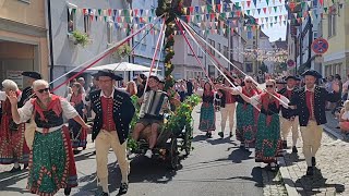 Historischer Festumzug in Weikersheim an der Kerwe 2024 [upl. by Vil]