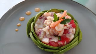 CEVICHE DE CAMARON 🦐 [upl. by Hayyifas]