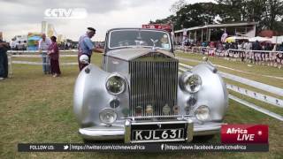 Kenyan car show attracts hundreds of vintage car enthusiasts [upl. by Leirum]