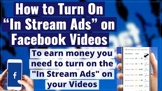 How to Turn on quotIn Stream Adsquot on Facebook Page Videos [upl. by Cleres]