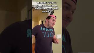 Minnie mouse doesn’t tolerate disrespect youtubeshorts comedy funny [upl. by Ydorb]