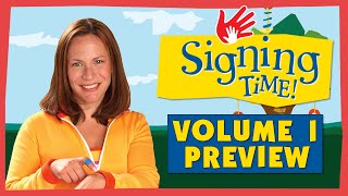 Signing Time Vol 1 Preview  My First Signs [upl. by Tirzah808]