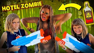 ATRAPAMOS AL ZOMBIE EN EL HOTEL Itarte Vlogs [upl. by Otrevlig649]