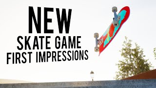 A NEW Ultra Realistic Skate Game  SkateLab First Impressions [upl. by Lorette]