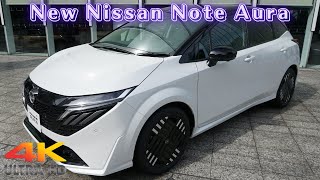 日産新型ノートオーラG 2024年モデル White Black  NEW 2024 NISSAN NOTE AURA G  New Nissan Note Aura 2024 [upl. by Acimaj]