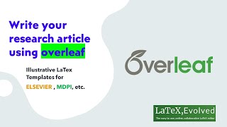 Chapter 1 Tutorial for HOW to Write a Paper in LaTeX using OVERLEAF manuscript LaTeX Overleaf [upl. by Dorreg]