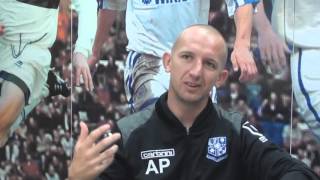 FA Youth Cup  Tranmere v Curzon Ashton Andy Parkinson interview [upl. by Bekki]