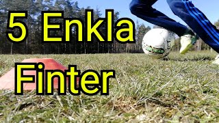 Hur du DRIBBLAR AV din motståndare  5 enkla finter  Fotboll [upl. by Rednav177]