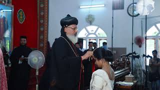 Orthodox Wedding Kireedam Vazhvu by HG Dr Yuhanon Mar Diascoros metropolitan  Bridegroom amp Bride [upl. by Petrick511]