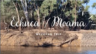 ECHUCA MOAMA weekend trip staying at Discovery Park Moama West [upl. by Foote]