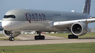 SUNNY PLANESPOTTING AT MANCHESTER AIRPORT MANEGCC  A350 B757 amp MORE SEPTEMBER 2024 ✈️ [upl. by Lennahs]