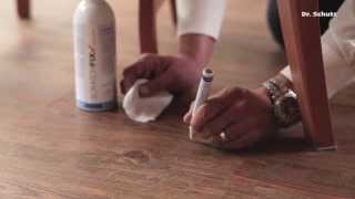 Scratch removal kit Scartchfix for LVT floors incl pen and spray [upl. by Taveda209]