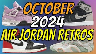 October 2024 Air Jordan Release Dates [upl. by Norraj]