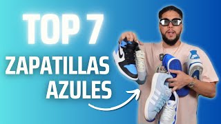 💙👟 MI TOP 7 ZAPATILLAS AZULES MI COLECCIÓN 2024 [upl. by Anahsor139]