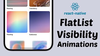 FlatList Item Animation on Visibility in React Native  Hindi [upl. by Manheim201]