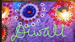 Happy Diwali 🪔♥️  Rangoli manpasandcreativitysarita hindufestival love [upl. by Rosa630]