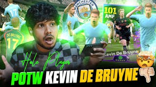 POTW DE BRUYNE HOLE PLAYER CARD IS A PASSING HACK 🔥 ASSISTING KING efootball [upl. by Htebsle275]