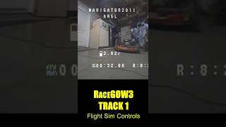 Racegow3 Track 1 with Flight Sim Controls [upl. by Irah]