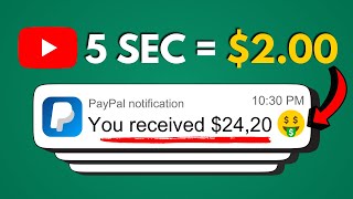 Earn 200 💵 Every 5 SEC Watching YouTube Videos ▶️  How To Make Money Online [upl. by Shelman]