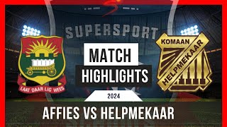 2024 HIGHLIGHTS Helpmekaar vs Affies [upl. by Atsirtal]