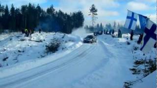 Petter Solberg  SS13 Fredriksberg 1 Rally Sweden 2012 [upl. by Mahseh]