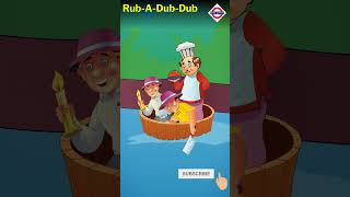 🔴 Rub a dub dub in the tub song  Kids Shorts [upl. by Nidnarb]